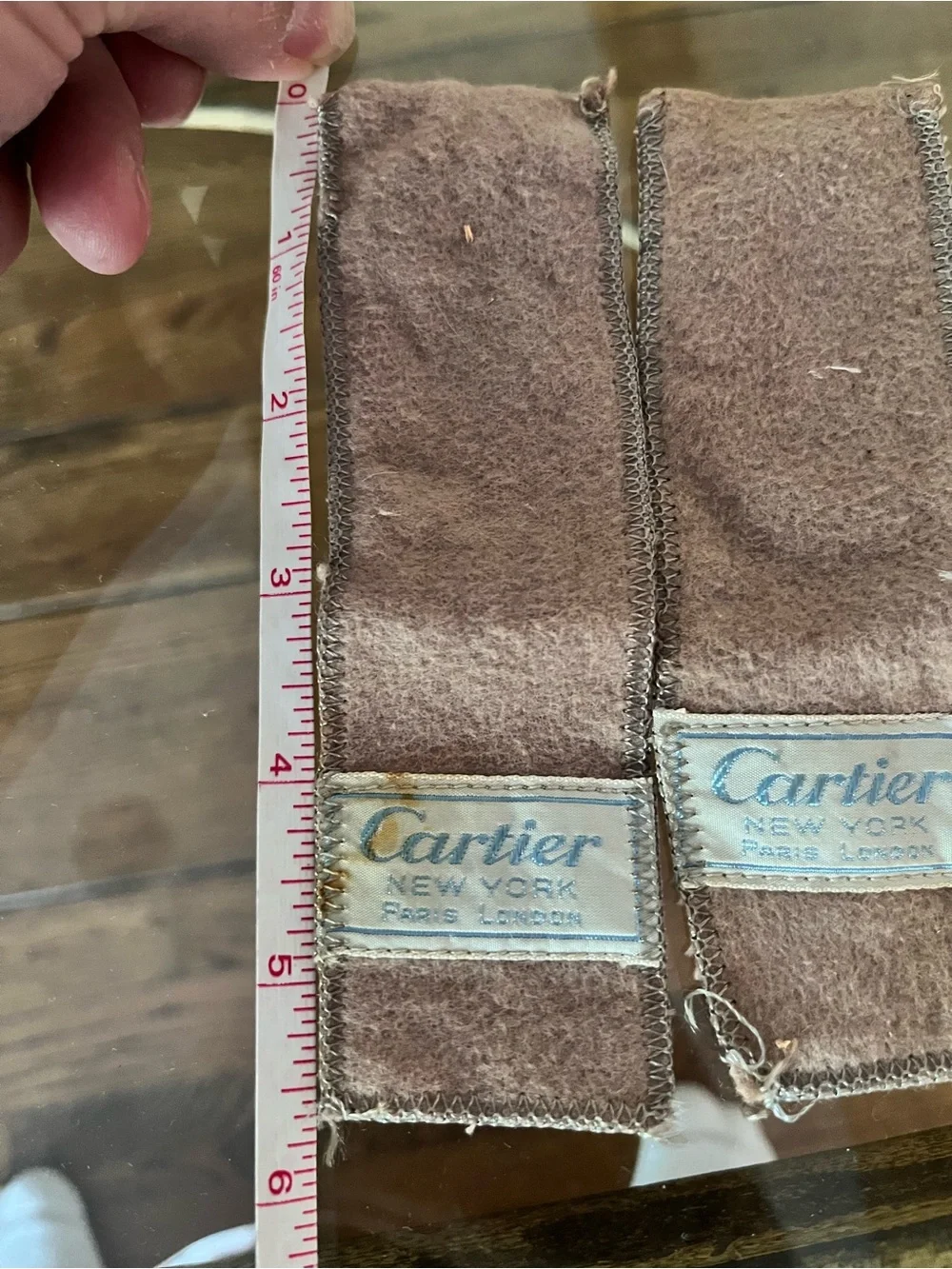 Pair of Vintage Cartier Flatware Storage Sleeves – Original – Empty